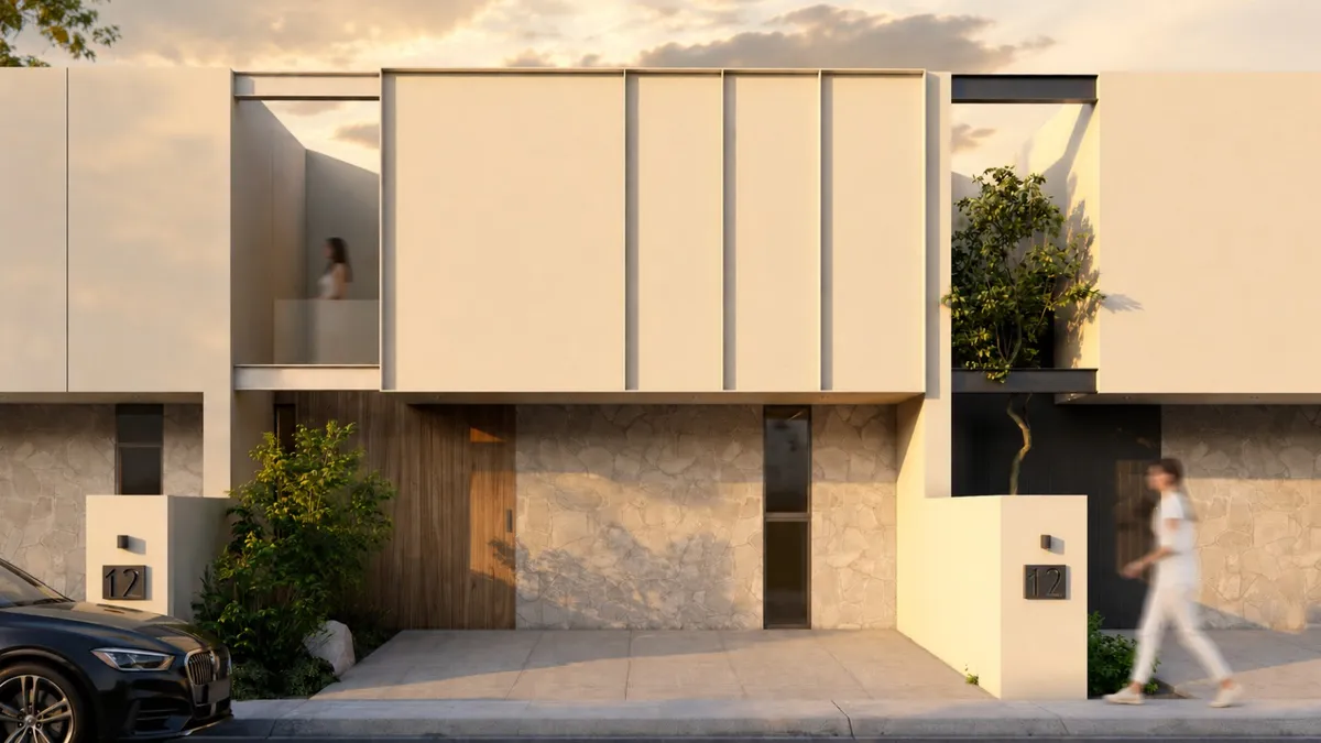 Casa M2 — Vista atardecer